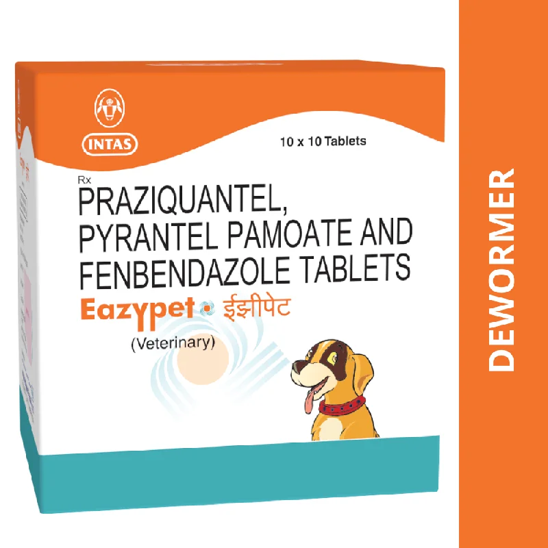 - Organic cotton dog bibsIntas Eazypet Dog Deworming Tablet (pack of 10 tablets)