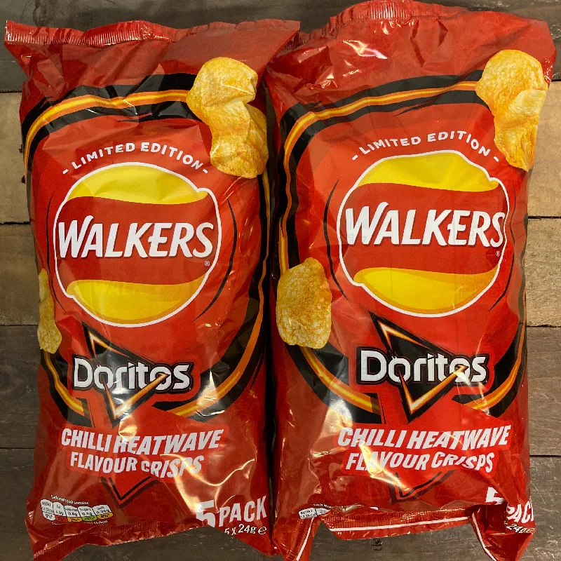 - Organic cotton dog bibs10x Walkers Doritos Chilli Heatwave Flavour Crisps Bags (2 Packs of 5x24g) - Organic cotton dog bibs10x Walkers Doritos Chilli Heatwave Flavour Crisps Bags (2 Packs of 5x24g)