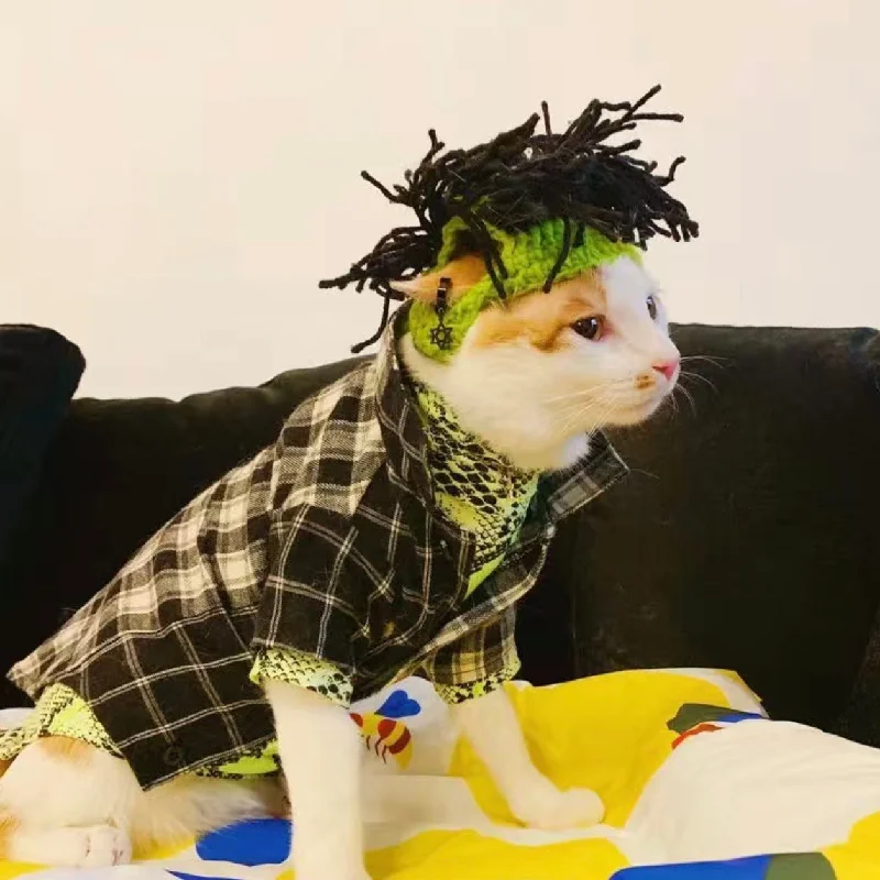- Pet monitor with cameraCozy Knit Pet Hat - Punk🥁