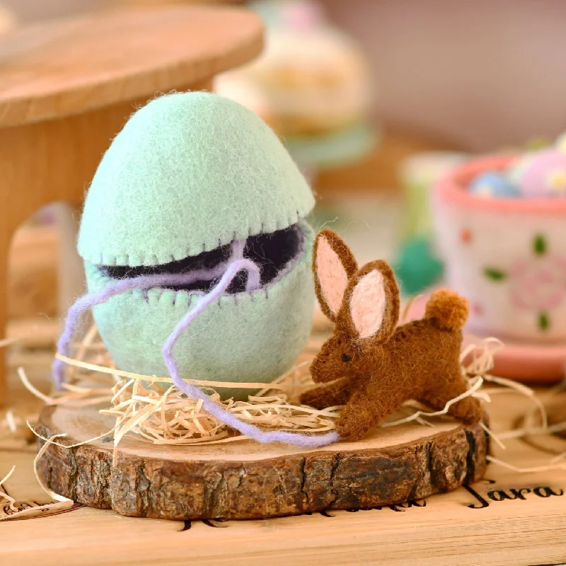 - Rabbit grass rack to prevent waste food boxEaster Felt Surprise Egg | Mint with Bunny Inside - Rabbit grass rack to prevent waste food boxEaster Felt Surprise Egg | Mint with Bunny Inside