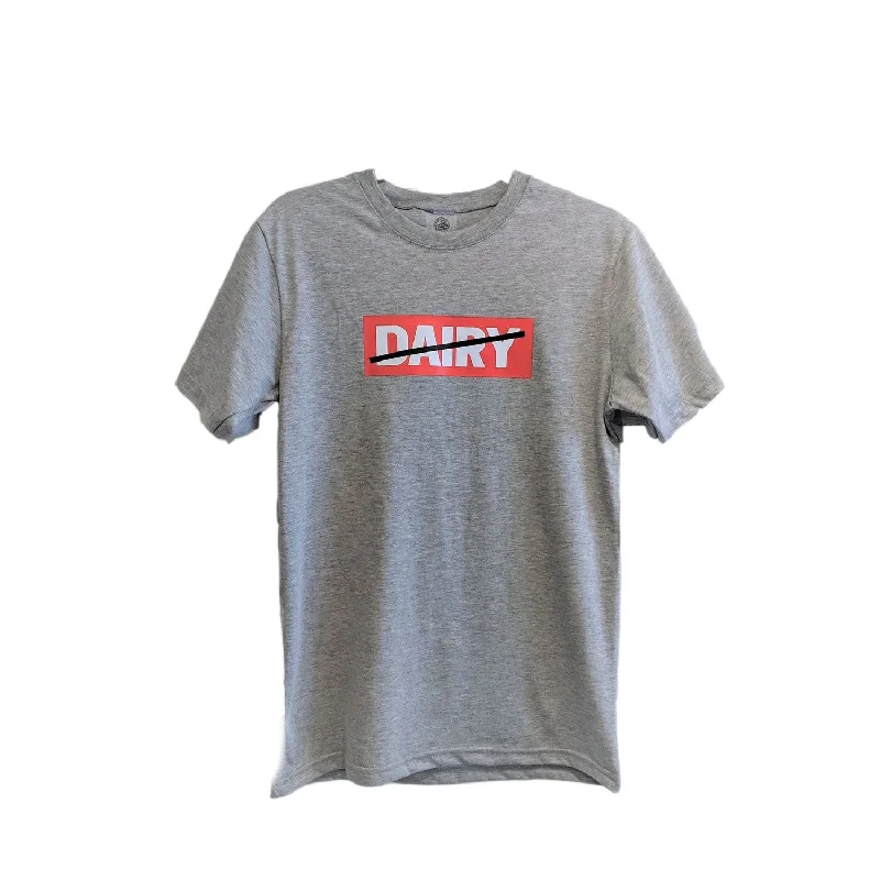 - Parrot climbing and standing wooden frameCLEARANCE - Talk Vegan To Me 'F*ck Dairy' Grey Unisex Tee - Parrot climbing and standing wooden frameCLEARANCE - Talk Vegan To Me 'F*ck Dairy' Grey Unisex Tee