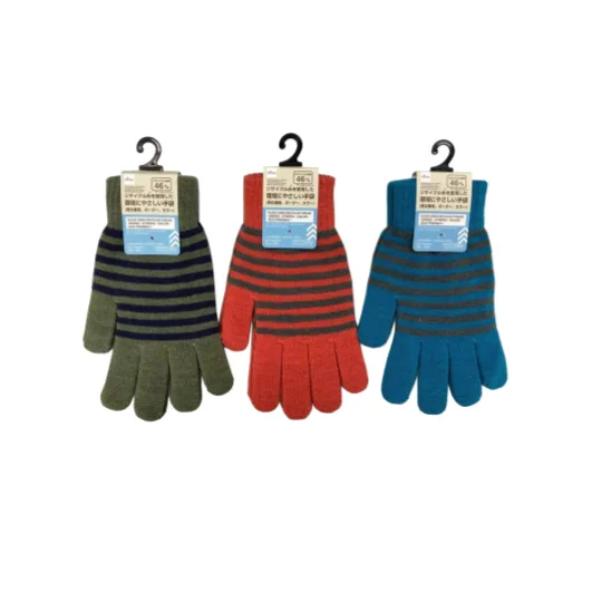 - Chinchilla cooling ice nest ceramic plateGlove Using Recycled Thread - Unisex - Striped - Color