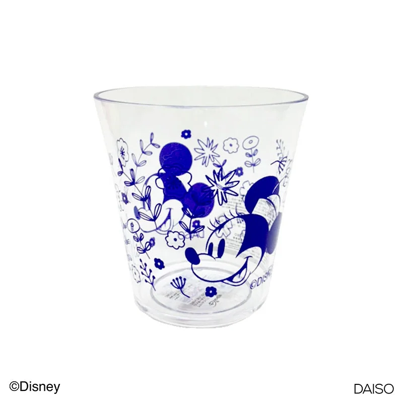- Dog disposable foam shower gelAcrylic Cup 300ml Mickey & Minnie Blue