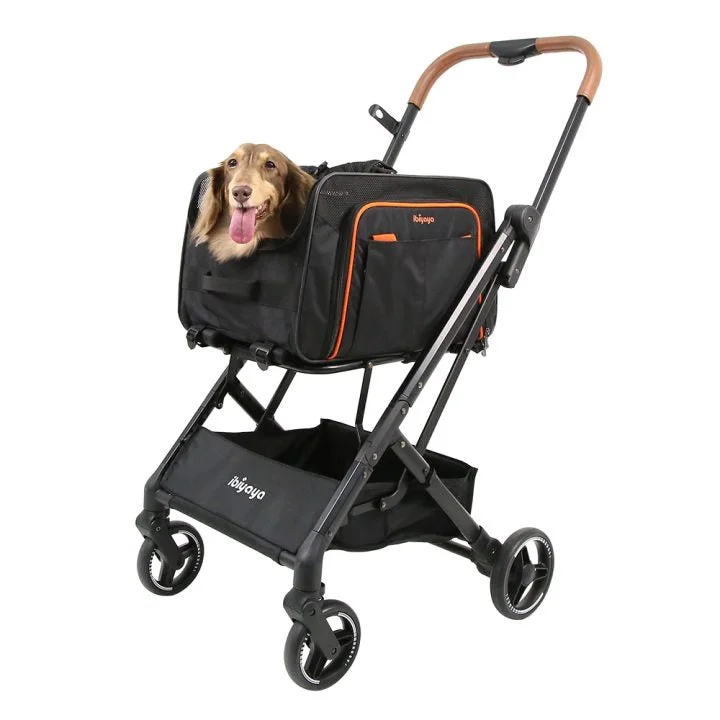 - Remote interactive pet feederIbiyaya JetPaw 3-in-1 Pet Stroller with Removable Carrier - Remote interactive pet feederIbiyaya JetPaw 3-in-1 Pet Stroller with Removable Carrier