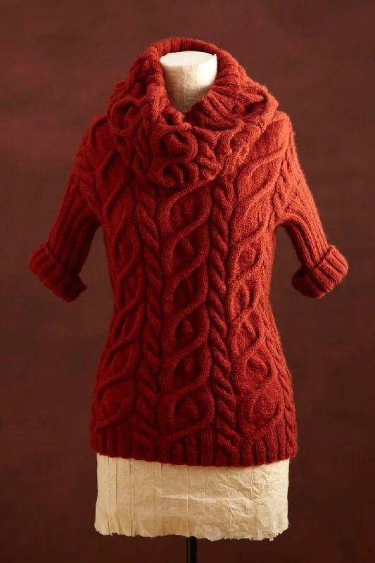 - Foldable and portable cat bagCabled Pullover And Cowl Pattern (Knit)