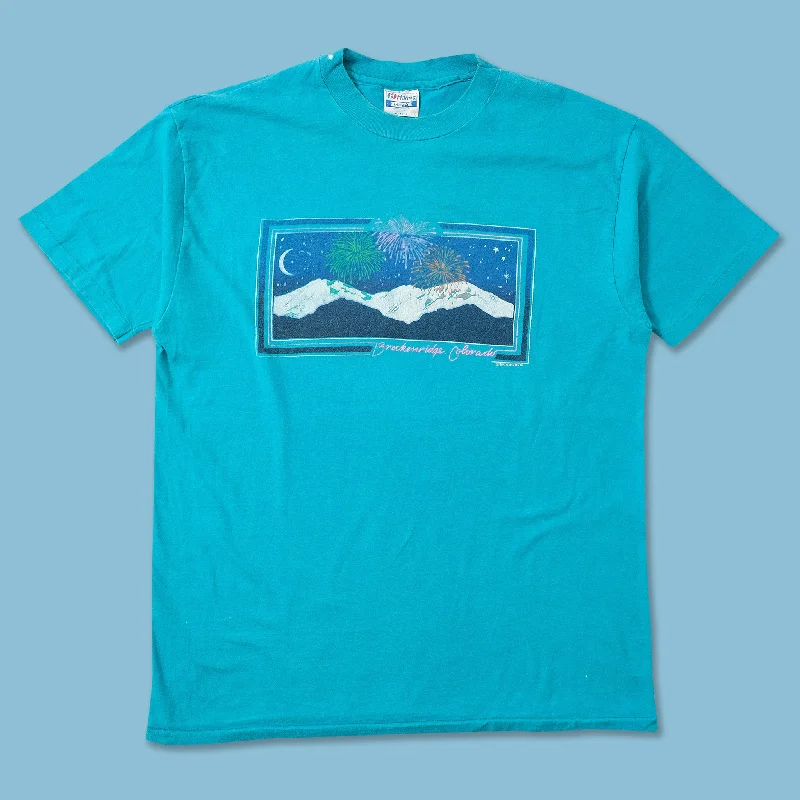 - Pet stroller can be taken on the planeVintage Breckenridge Colorado T-Shirt Large