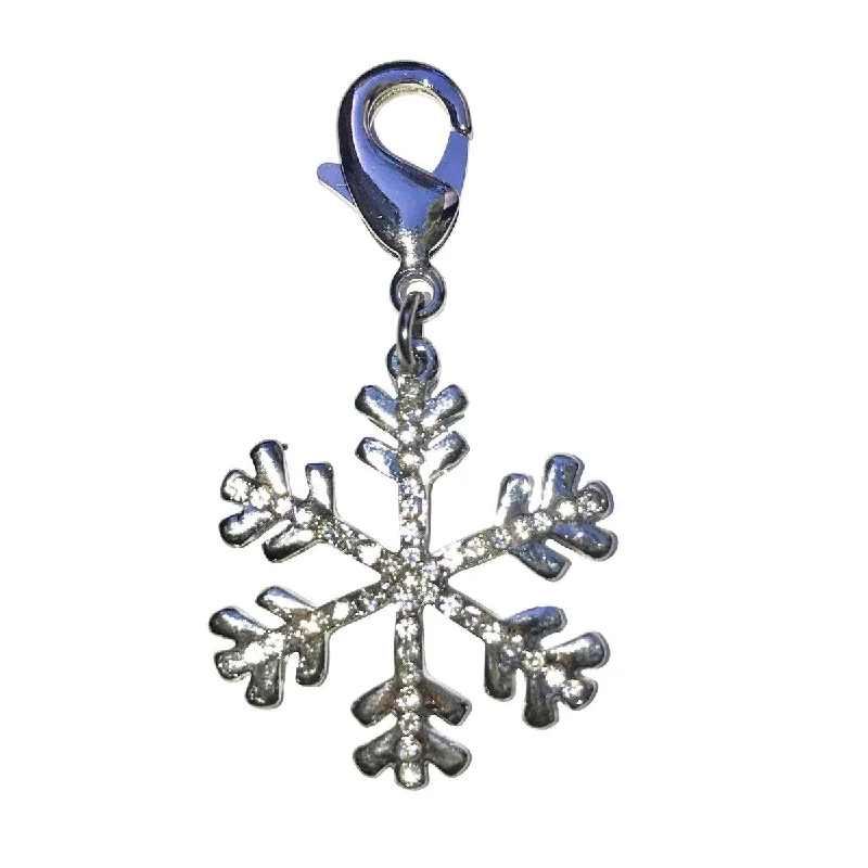 Pet Christmas clothesSnowflake Dog Collar Charm