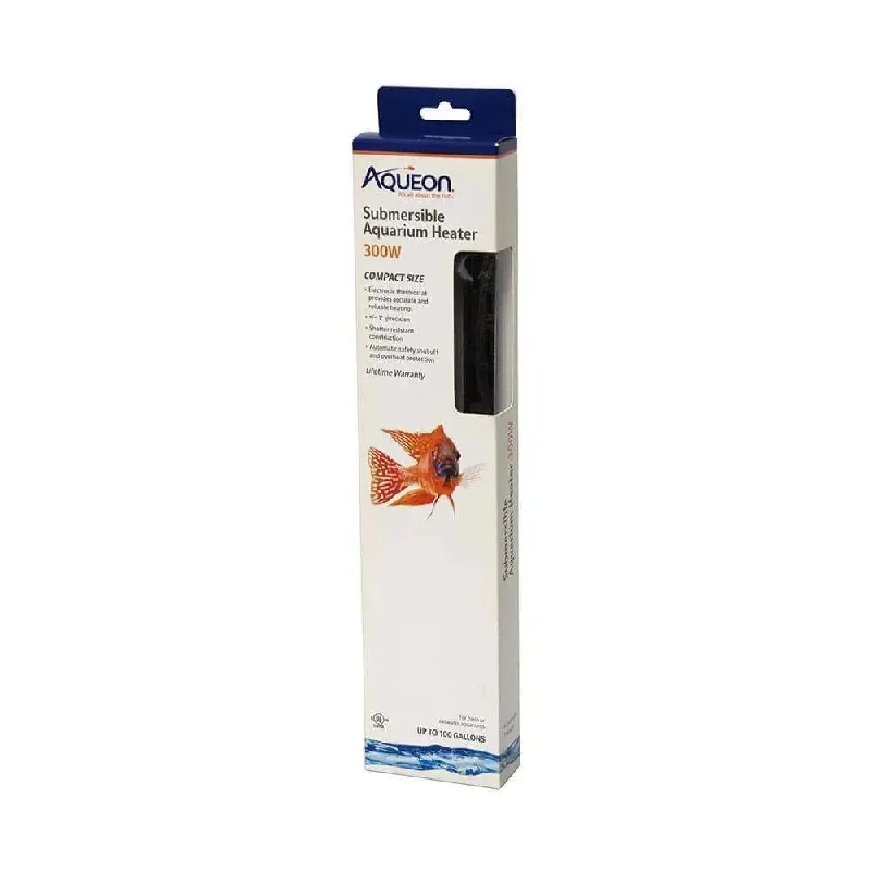 Aqueon® Submersible Glass Heater 300 Watt 3.5 X 1.5 X 16.25 Inch
