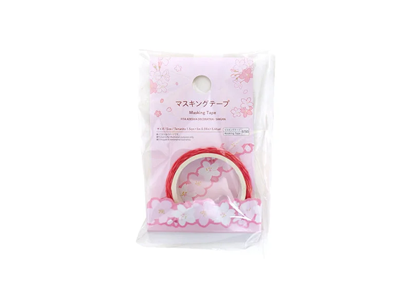 - Winter dog thick down jacketShaped Masking Tape - Cherry Blossom -