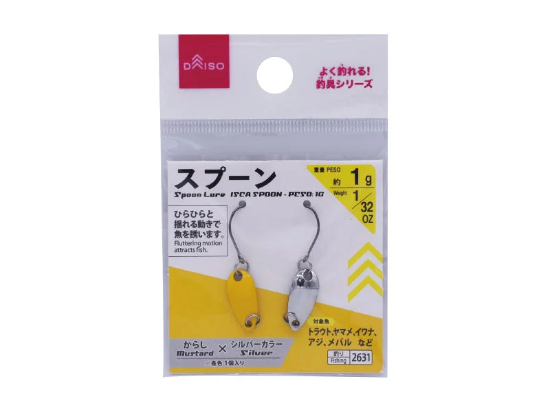 - Winter warm clothes for short-haired dogsSpoon Lure(1g  Mustard x Silver)