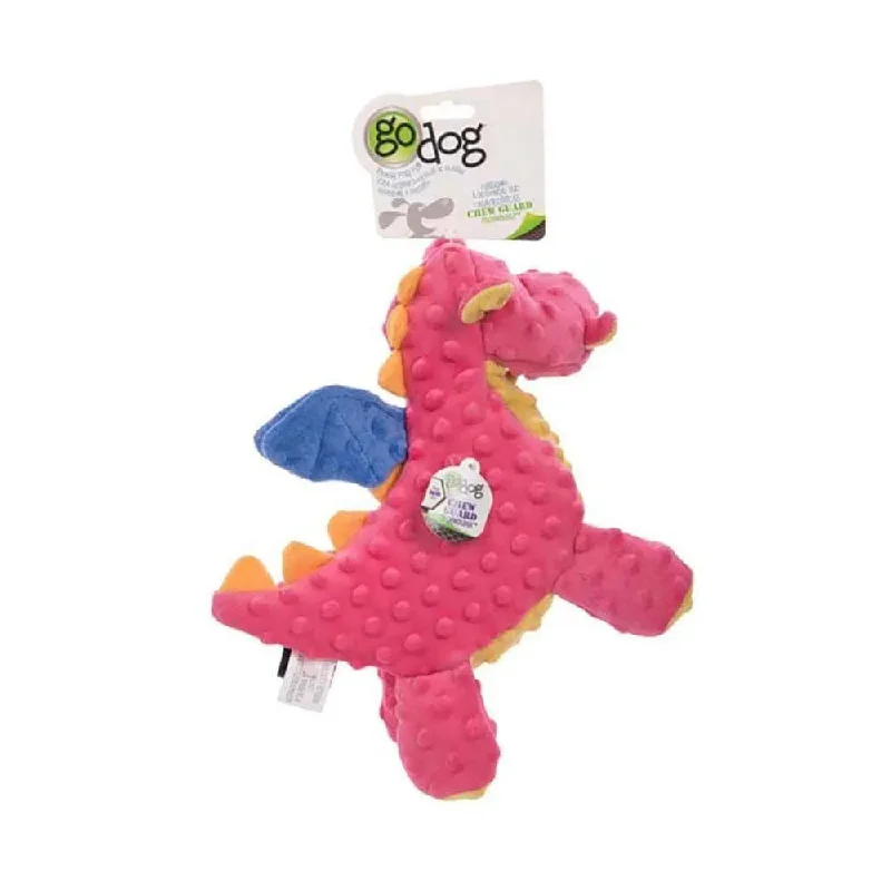 GoDog® Coral Dragons Dog Toys Large