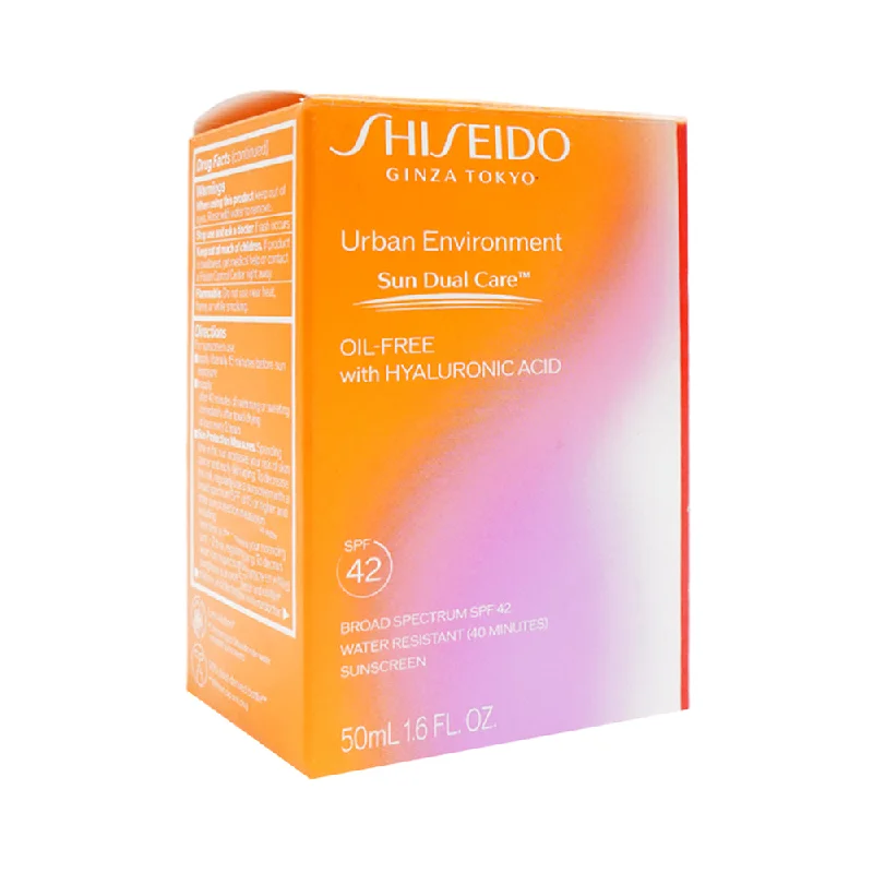 - Air box TSA certified check-inSHISEIDO URBAN ENVIRMENT SUN DUAL CARE OIL FREE WITH HYALURO - Air box TSA certified check-inSHISEIDO URBAN ENVIRMENT SUN DUAL CARE OIL FREE WITH HYALURO