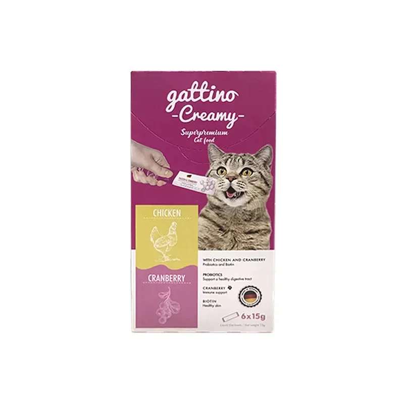 - Parrot climbing and standing wooden frameGattino Creamy Chicken Cranberry 6Un 1 5G - Parrot climbing and standing wooden frameGattino Creamy Chicken Cranberry 6Un 1 5G