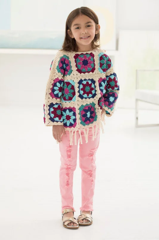 - Teething and chewing toys for puppiesFlower Squares Girls Top (Crochet)