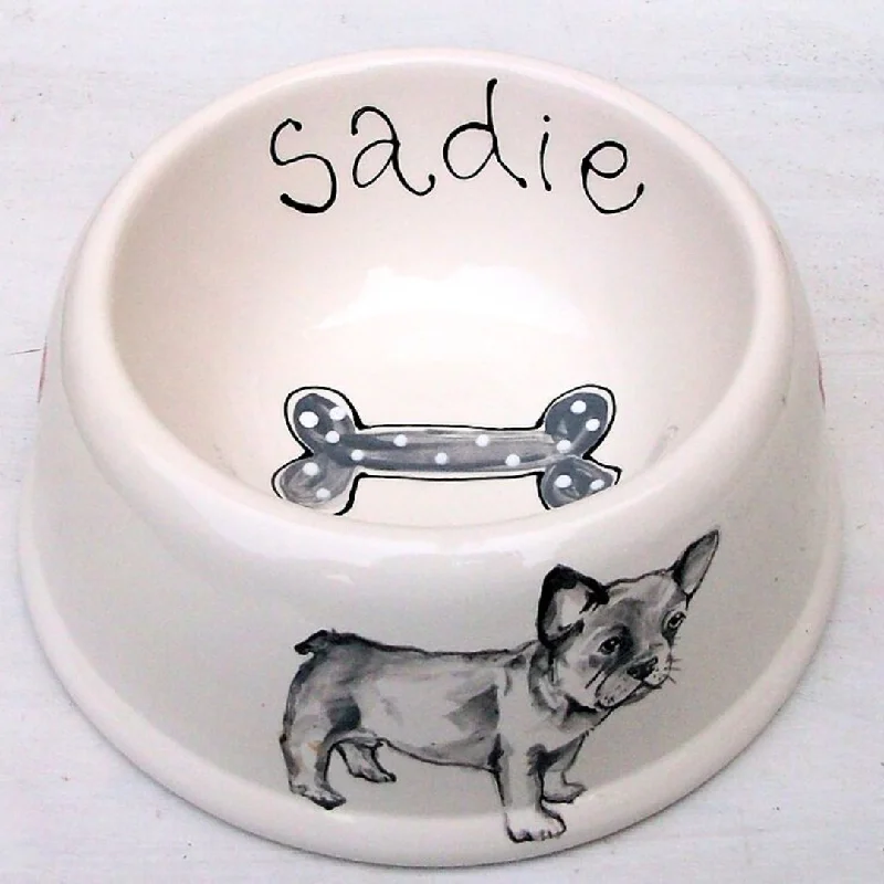  -Explosion-proof leash FOR LARGE dogsPersonalised Angled Ceramic Dog Portrait Bowl