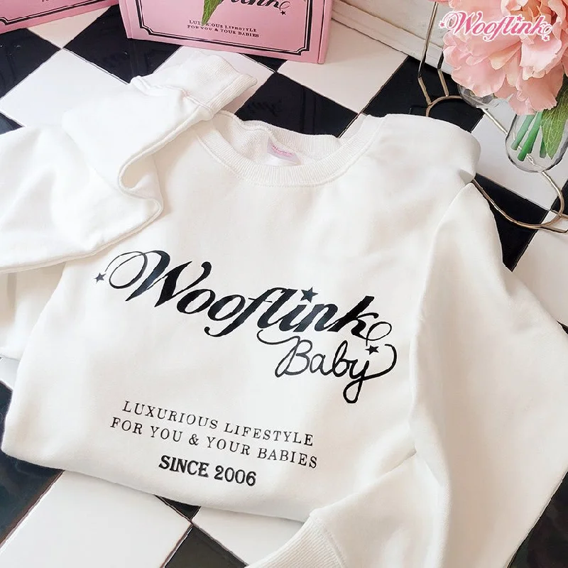 Pet lace clothesWooflink Living the Best Life With My Mom Sweatshirt in White