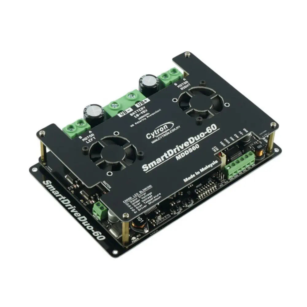 ---Cytron SmartDriveDuo Smart Dual Channel 60A Motor Driver