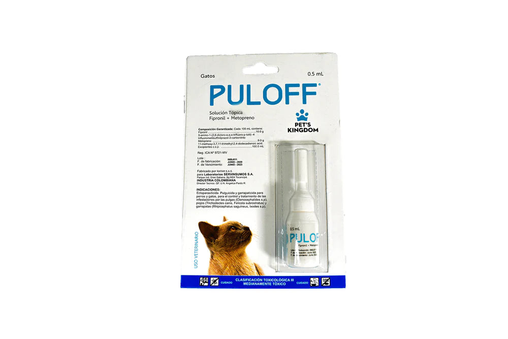 - ​​Christmas pet Christmas clothingAntiparasitario Gato Puloff x 0.50 Ml