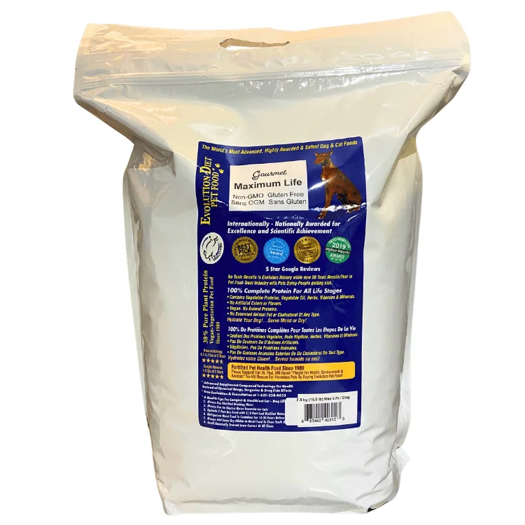 - Natural latex pet mattressEvolution Diet Maximum Life Gourmet Dog Kibble - 16.5lbs - Natural latex pet mattressEvolution Diet Maximum Life Gourmet Dog Kibble - 16.5lbs