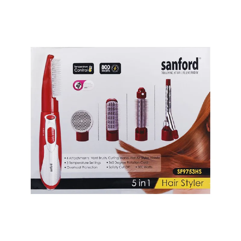 - Air box TSA certified check-inSANFORD HAIR STYLER 5 IN 1 SF9753HS BS
