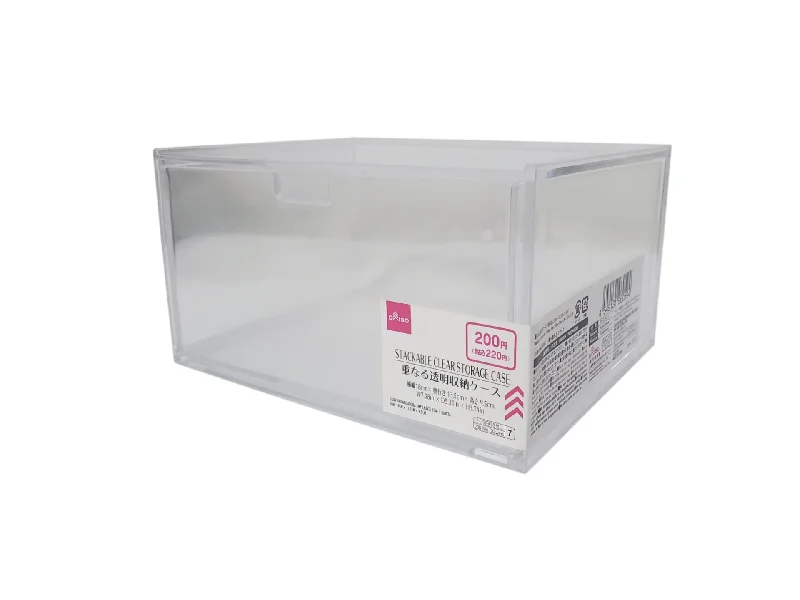 - Deodorizing cat litter tofu litterStackable Clear Storage Case -1 Drawer - 18cm x 13.5cm x 9.5cm - 7.08in x 5.31in x 3.74in- - Deodorizing cat litter tofu litterStackable Clear Storage Case -1 Drawer - 18cm x 13.5cm x 9.5cm - 7.08in x 5.31in x 3.74in-