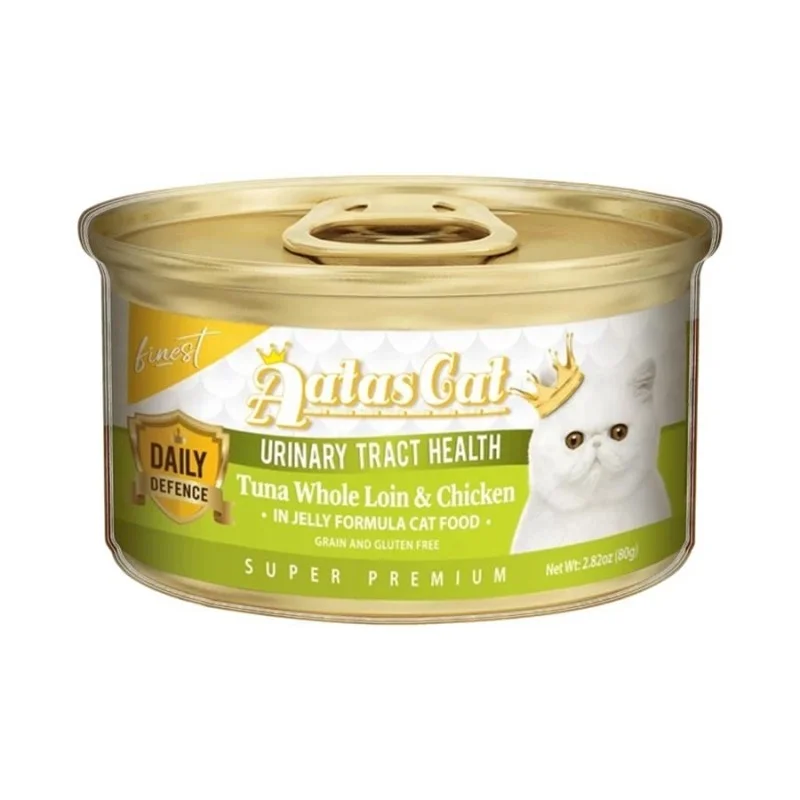 - Indoor cat food Aatas Cat Daily Defence Urinary Tract Health Tuna Whole Loin & Chicken In Jelly Canned Cat Food - Indoor cat food Aatas Cat Daily Defence Urinary Tract Health Tuna Whole Loin & Chicken In Jelly Canned Cat Food