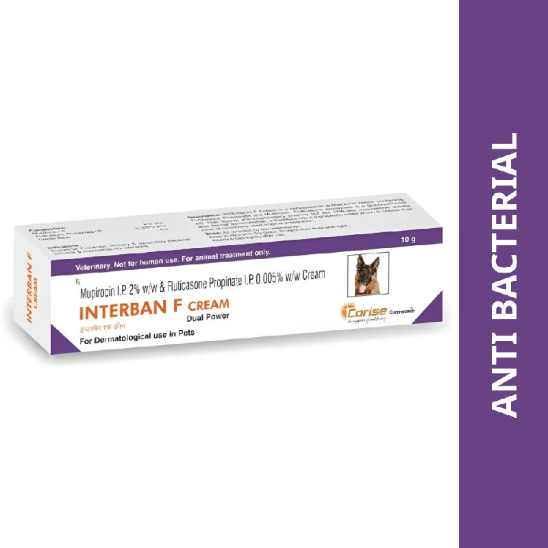 - Summer pet ice matCorise Interban F (Mupirocin Fluticasone) Cream (10g)