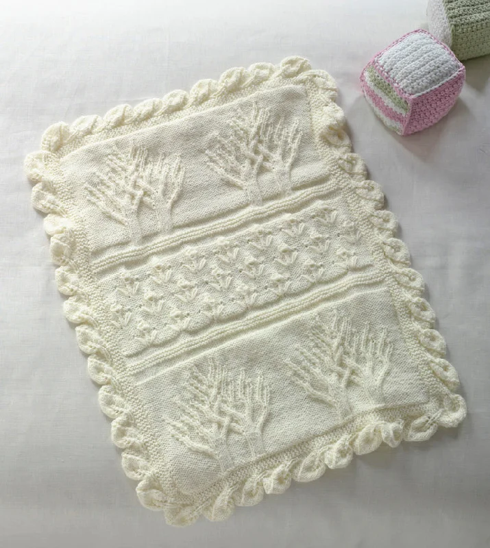 Pet ProductsBaby Tree of Life Throw Pattern (Knit)
