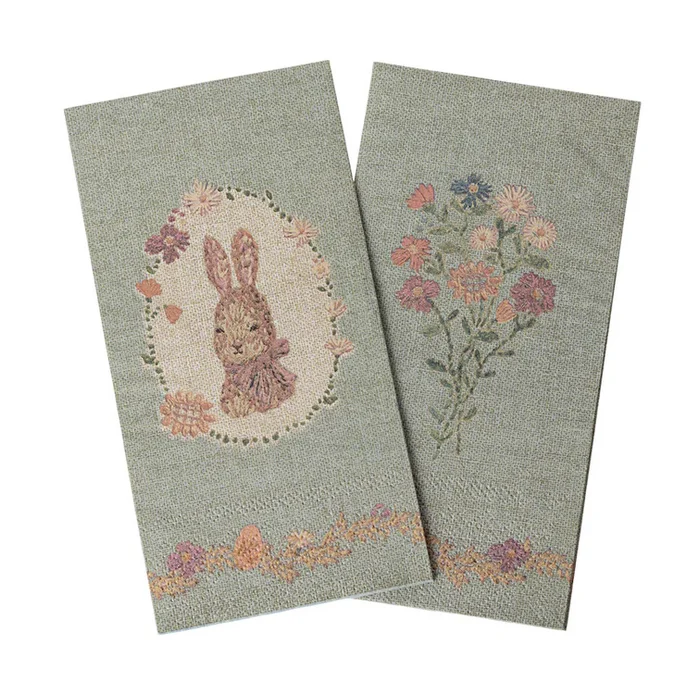 - Christmas pet Christmas clothingMaileg Easter Napkins | Lapin De Paques Green-Rose - Christmas pet Christmas clothingMaileg Easter Napkins | Lapin De Paques Green-Rose