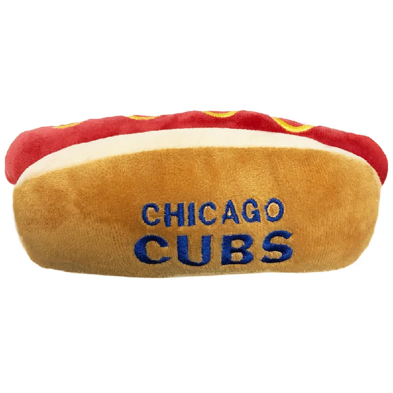 - Teething and chewing toys for puppiesChicago Cubs Hot Dog Toy