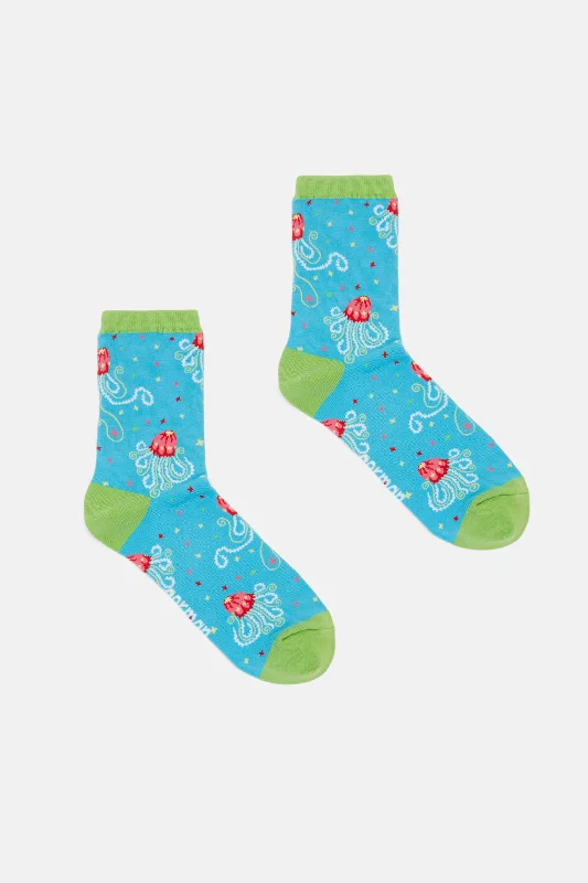 - Air box TSA certified check-inGreen Jellyfish Socks