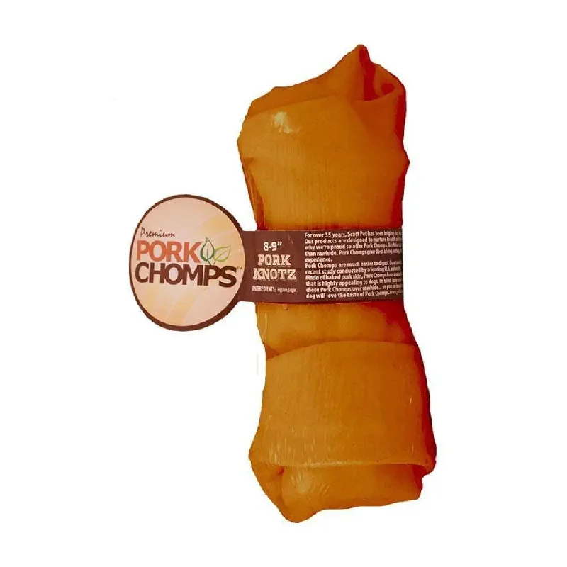 Pork Chomps™ Pork Roasted Knot Bone Dog Treats 8 Inch 1 Count