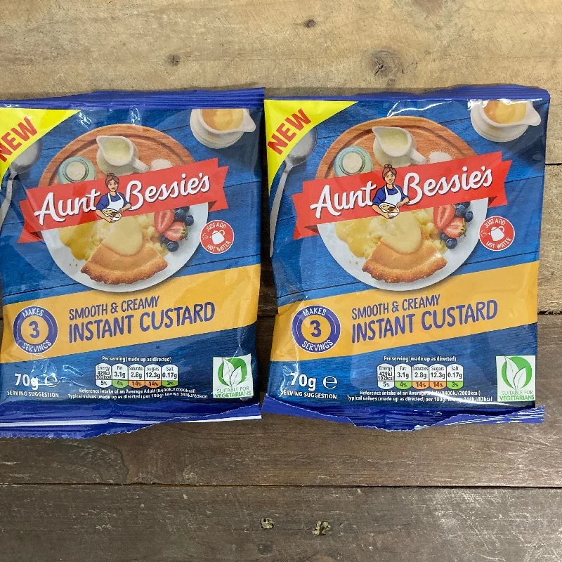 - Organic cotton dog bibs2x Aunt Bessie's Instant Custard Mixes (2x70g)