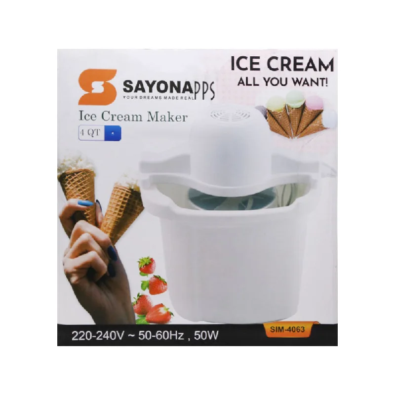 - Parrot climbing and standing wooden frameSAYONA ICE CREAM MAKER SIM4063