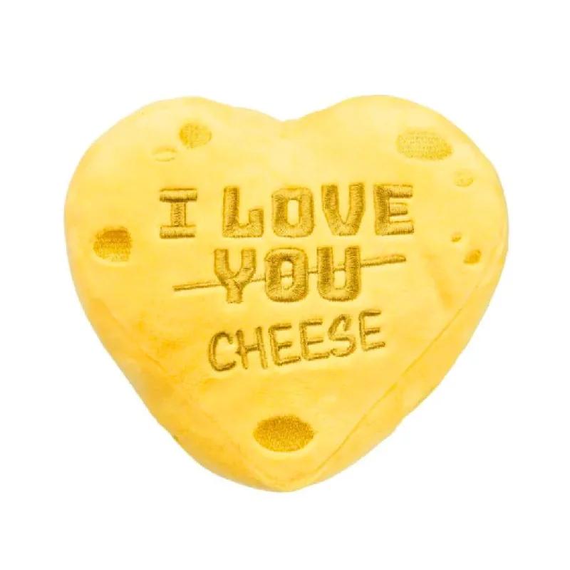 - Dog anti-slip matI Love You Cheese Heart Dog Toy