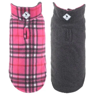 - Organic cotton dog bibsFargo Fleece Worthy Dog Pink Jacket