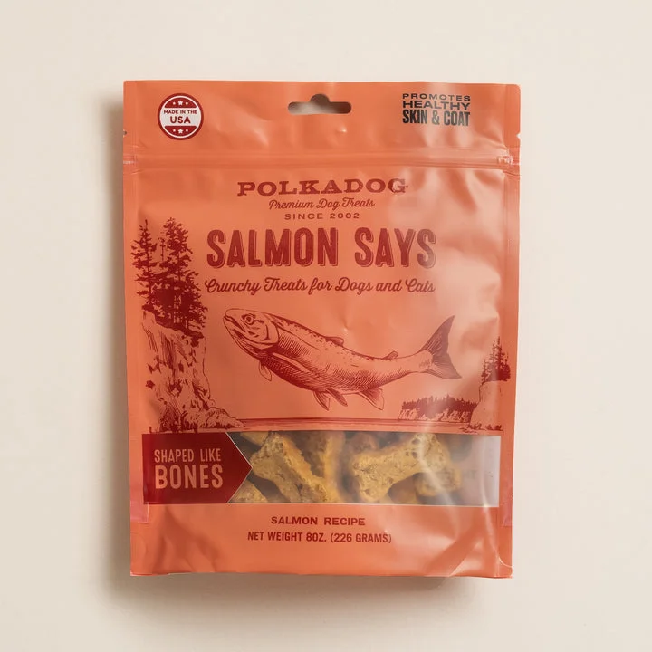 - Automatic induction pet water dispenserPolkadog's Salmon Says 8oz Packaged Dog Treats - Automatic induction pet water dispenserPolkadog's Salmon Says 8oz Packaged Dog Treats