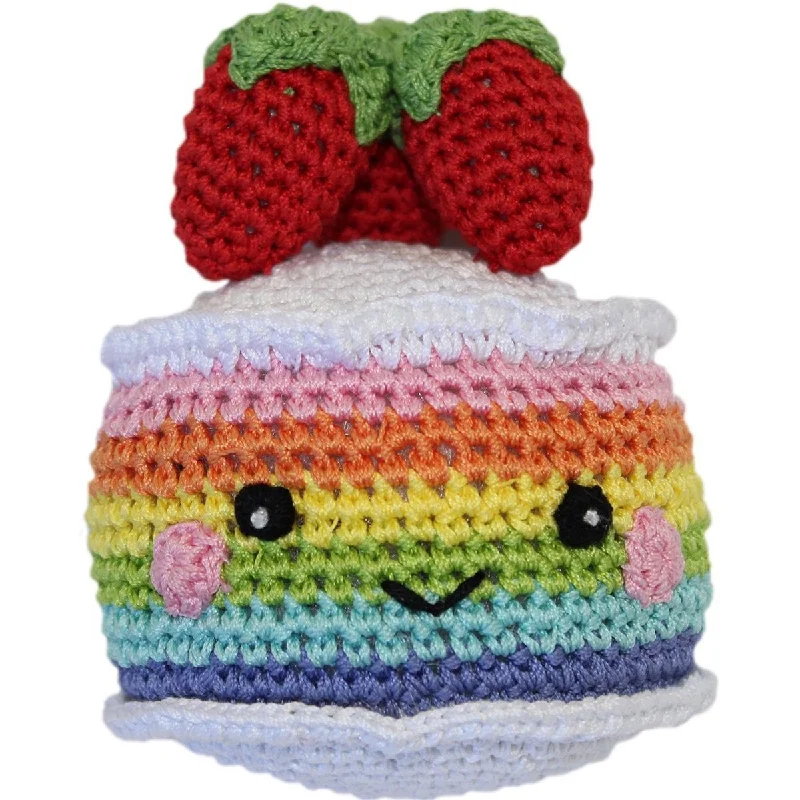 Pet toysRainbow Cake Organic Cotton Dog Toy