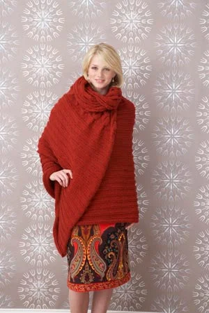 - Automatic temperature adjustment cat bedCabled Wrap (Knit) - Version 2