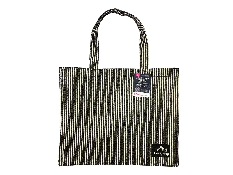 - Cat anti-jump window safety netWide Gusset Tote Bag -Denim Style - Striped - 1.04ft x 10.23in x 3.14in - 32cm x 26cm x 8cm- - Cat anti-jump window safety netWide Gusset Tote Bag -Denim Style - Striped - 1.04ft x 10.23in x 3.14in - 32cm x 26cm x 8cm-