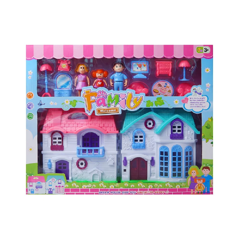 ---589-25 FAMILY DOLL HOUSE