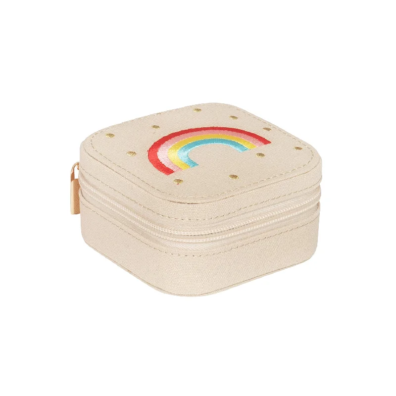 - Car dog seat beltVintage Rainbow Square Jewellery Box