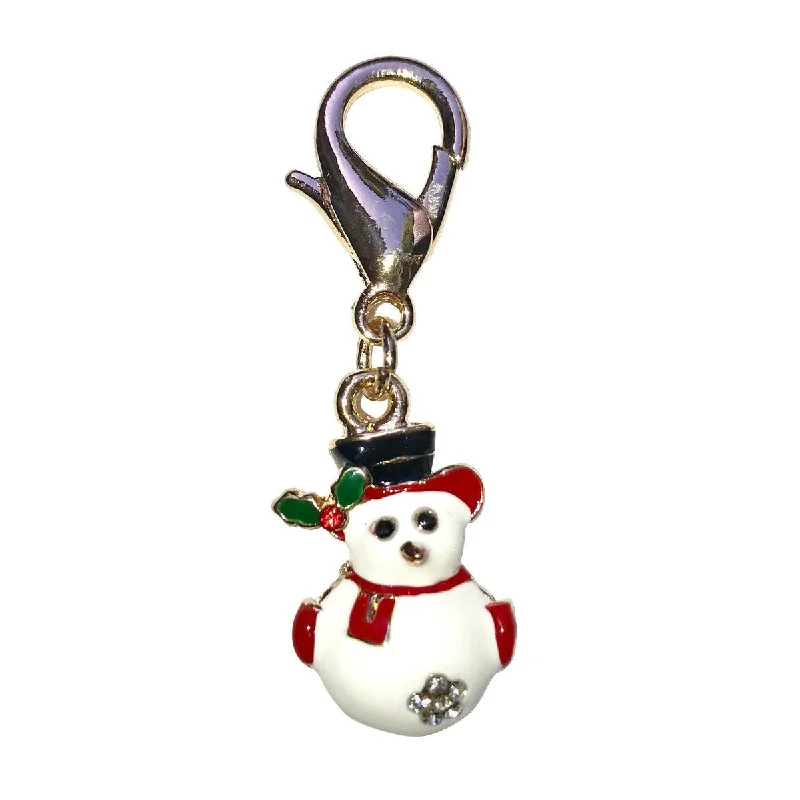 Pet Halloween clothesSnowman Dog Collar Charm