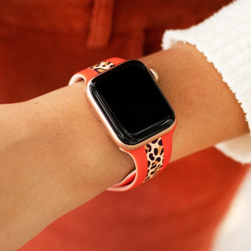 - Solid wood cat climbing frame customizedOrange Leopard Watch Band