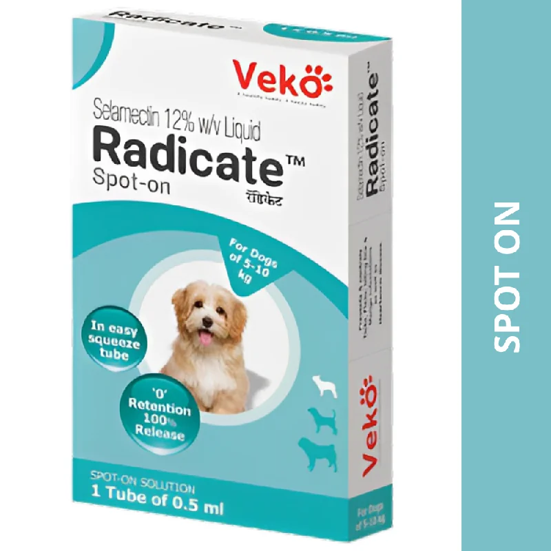 ---Veko Radicate (Selamectin) Tick and Flea Control Spot On for Dogs