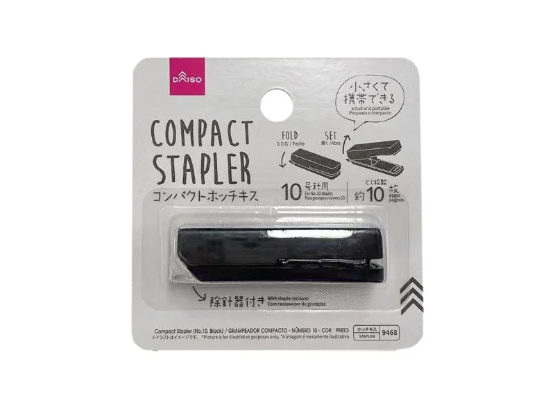 - Foldable and portable cat bagCompact Stapler No.10 Black