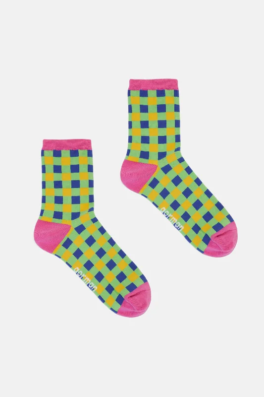 - Dog anti-slip matPaper Patch Multi Check Socks