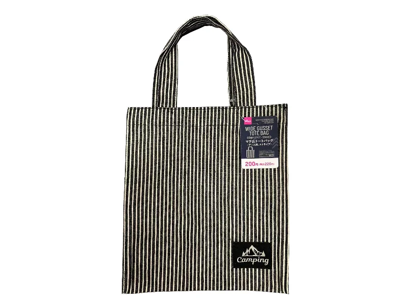 - Dog heart rate monitoring collarWide Gusset Tote Bag -Denim Style - Striped - 8.26in x 9.05in x 4.72in - 21cm x 23cm x 12cm- - Dog heart rate monitoring collarWide Gusset Tote Bag -Denim Style - Striped - 8.26in x 9.05in x 4.72in - 21cm x 23cm x 12cm-