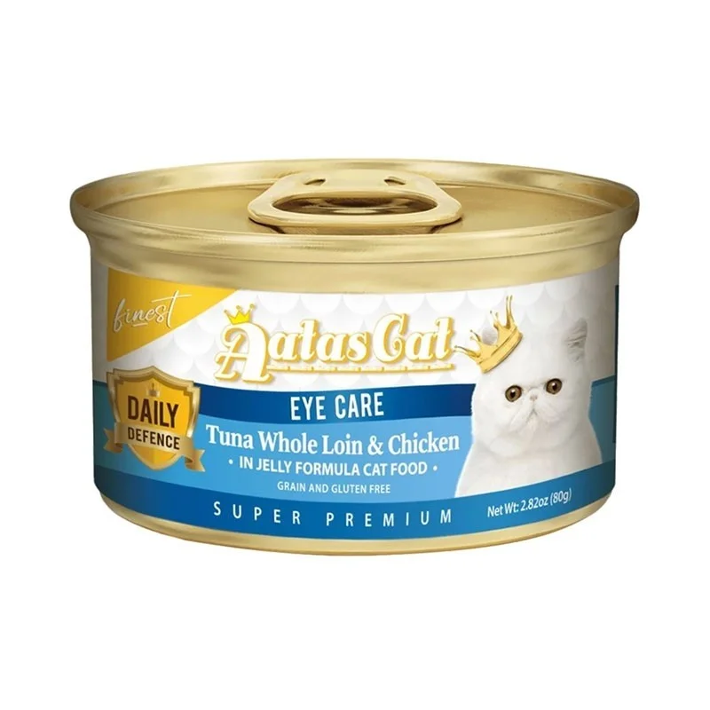 . **Functional Cat Food** Aatas Cat Daily Defence Eye Care Tuna Whole Loin & Chicken In Jelly Canned Cat Food . **Functional Cat Food** Aatas Cat Daily Defence Eye Care Tuna Whole Loin & Chicken In Jelly Canned Cat Food