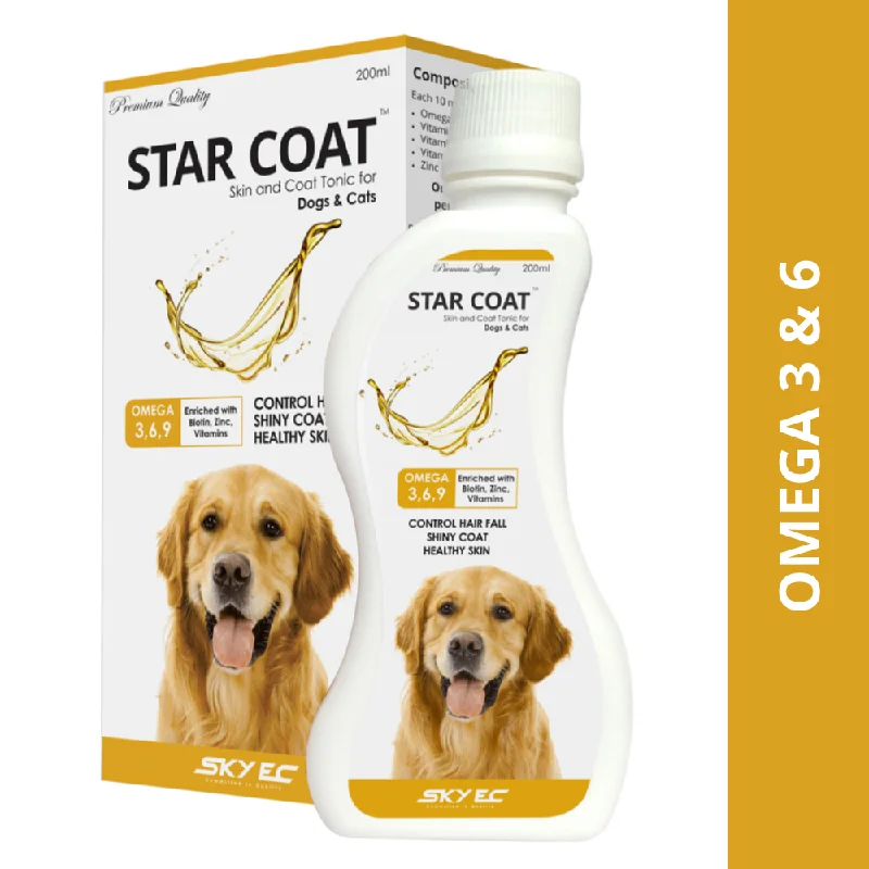 - Cat hair ball removal and hair removal creamSkyec Star Coat Omega 3 + 6 Syrup for Dogs and Cats - Cat hair ball removal and hair removal creamSkyec Star Coat Omega 3 + 6 Syrup for Dogs and Cats